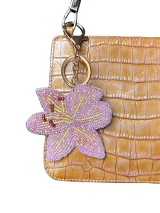 Couleur bleue belle perle brodée à la main porte-clés broderie zari porte-clés d'Inde - Product Image 6