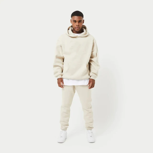 Sudadera con Capucha Extra Grande Personalizada para Hombre 2026, Sudadera de Forro Polar 100% Grueso, Estilo Urbano con Hombros Caídos, Sudadera Informal - Product Image 2