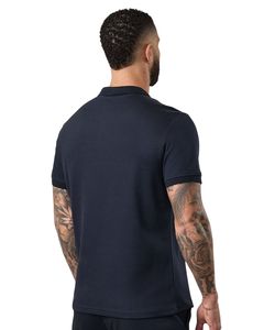 Camiseta Polo Azul Marino para Hombre, Casual, Manga Corta, Mezcla de Algodón, Cuello Camisero, Verano, Informal de Negocios, Golf, Elegante, Uso Diario - Product Image 2