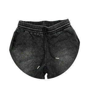 Shorts d'été personnalisés en coton délavé de haute qualité pour hommes – Style vintage, idéal pour la course et le jogging – En promotion - Product Image 3