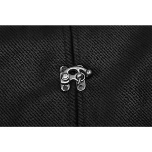 Chaleco Victoriano Steampunk Gótico de Metal y Cuero Sintético con Paneles en Contraste, Elegante para Bodas, 2026 - Product Image 4