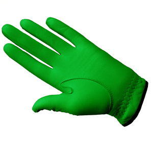 Gant de golf en cuir véritable vert, main droite, antidérapant, respirant, unisexe, fermeture auto-agrippante, gant de sport - Product Image 3