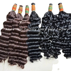 Cabello humano vietnamita negro al por mayor, cabello de onda profunda, cabello tejido suave y liso de 6-32 pulgadas - Product Image 1
