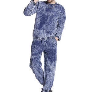 Conjunto Deportivo de Dos Piezas de Corte Holgado para Hombre, de Secado Rápido, Duradero, Ecológico, para Invierno, Estilo Acid Wash - Product Image 6