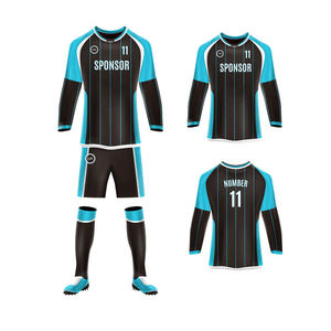 Nouvelle saison, qualité supérieure, 100% polyester, maillots de football en gros, sublimation personnalisée, maillots de football pour hommes - Product Image 2