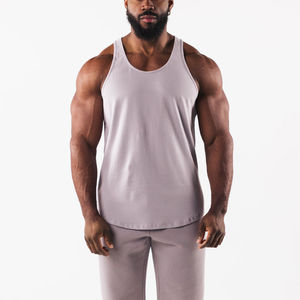 Débardeurs de sport en coton pour hommes, anti-transpiration, à manches tombantes, pour la course et l'entraînement - Product Image 6