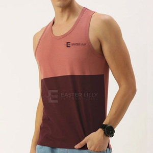 Camiseta sin Mangas Personalizada para Hombre, Cómoda, de Algodón, para Gimnasio, Fitness, Deportes, Running, con Servicio de Etiqueta Privada - Product Image 3