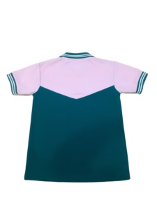 เสื้อโปโลแขนสั้นสำหรับเด็กผู้ชายเสื้อถักสีเป็นมิตรต่อสิ่งแวดล้อมแห้งเร็วผลิตตามสั่ง - Product Image 3