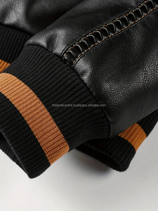 Última moda chaqueta de cuero genuino de ajuste regular para hombres Chaqueta de cuero de diseño premium de calidad superior para hombres - Product Image 5