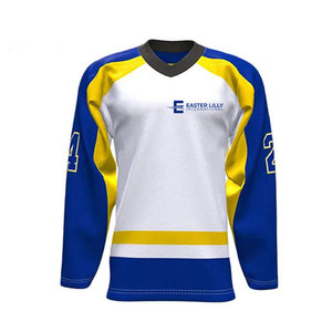 Jersey de Hockey sobre Hielo de Material Duradero, Corte Ajustado y Cómodo, Hecho en Pakistán - Product Image 1