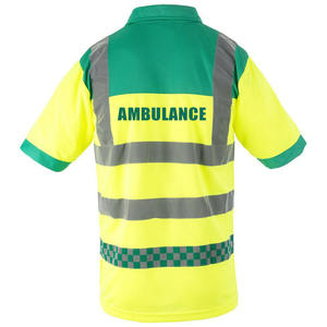 Ropa de Trabajo de Alta Visibilidad, Uniforme para Trabajadores de la Construcción, Camisetas Reflectantes de Algodón de Alta Visibilidad, Ropa de Seguridad de Poliéster, Ropa para Trabajadores de Limpieza Vial - Product Image 2