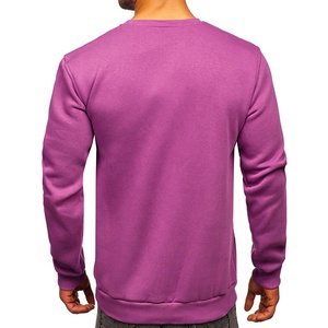 เสื้อสเวตเตอร์คอกลมสำหรับผู้ชายและผู้หญิงเสื้อสเวตเชิ้ตคอกลมขนแกะธรรมดาสำหรับฤดูหนาว - Product Image 2