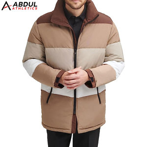 Classic Men Puffer Winter <b>Jacket</b> Insulated Warm Design Comfortable Fit Ideal For Winter Outdoor <b>Travel</b> Casual Fashion - Product Image 1