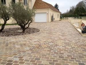 Autumn Brown Sandstone Tiles Honed Surface Modern Design Outdoor Pavers Natural <b>Stone</b> Hand Cut Multi-Purpose Lifetime Warranty - Product Image 3