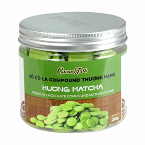 Chocolate Compuesto Exótico Vietnamita con Galletas de Panadería HALAL OEM/ODM Botón de Chocolate Matcha Cacao 1KG Envío Global - Product Image 1