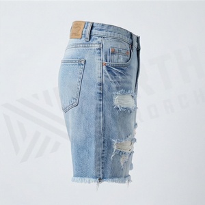 Shorts de Mezclilla para Mujer, Cintura Alta, Algodón, Estilo Veraniego, Moda Urbana, Color Personalizado, Atuendos Únicos - Product Image 3