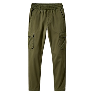 Pantalones Cargo de Verano para Hombre, Ajustados, Elásticos, Transpirables, con Cintura Elástica, Casuales, Tácticos, con Múltiples Bolsillos, Ropa Urbana, Ropa de Trabajo, OEM - Product Image 1