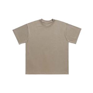 Camiseta Oversize Personalizada para Hombre, Algodón Pesado, Lisa, Estilo Urbano, Ajuste Holgado, Hombro Caído, Suministro OEM ODM - Product Image 2