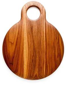 Tabla de Quesos Redonda de Madera de Acacia con Asa, Plato para Servir, Tabla de Charcutería, Tabla de Cortar para Cocina, Bandeja de Madera - Product Image 4