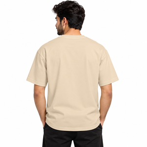 Camiseta de Manga Corta para Hombre, Cuello Redondo, Color Sólido, Lisa, Teñida, de Punto, Corte Regular, Informal, de Alta Calidad, 100% Algodón - Product Image 3