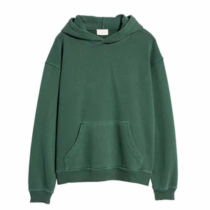 Chaqueta con capucha unisex de manga larga con doble cremallera, cuello alto, forro polar, calidad premium, peso pesado, última llegada - Product Image 4