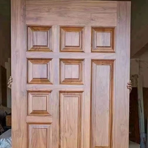 Portes intérieures en bois de manguier massif au design moderne pour maisons, porte en bois pour intérieur/extérieur, taille 7 x 3 - Product Image 1
