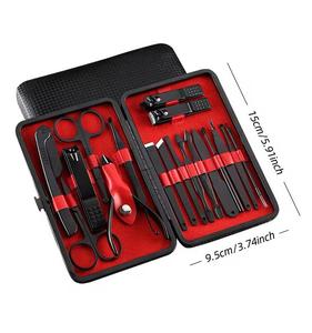 Multi Function <b>Nail</b> Clipper Manicure Pedicure <b>Set</b> Professional Stainless Steel Tools And Custom Packing - Product Image 6