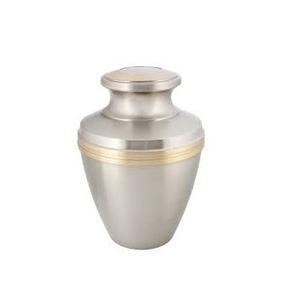 Fabricant d'urne funéraire en laiton massif Urne funéraire en aluminium de qualité supérieure Conteneur commémoratif Pot Urne funéraire pour magasin de cendres - Product Image 1