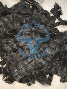 Extensiones de cabello de cola de yak de cuerno de búfalo para compañero de afeitado para ágata de pluma de plástico de madera - Product Image 3