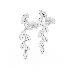 Dazzle Moissiante 14K ต่างหูแฟชั่นชุบทองแบบกำหนดเองสำหรับผู้หญิงผู้ผลิตเครื่องประดับอินเทรนด์ - Product Image 4