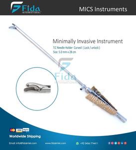 Instrumentos de Cirugía Cardíaca Mínimamente Invasiva de Acero Inoxidable de Alta Calidad Personalizados, Forma de V, 5.0 mm, MICS - Product Image 2