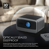 Projecteur Full HD 1080P le plus récent 2026, 1300 Lumens ANSI, Android 12.0, Mise au Point Automatique, Vidéoprojecteur Home Cinéma