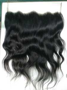 Lace Frontal HD en Cheveux Indiens Vierges Remy Naturels Ondulés - Product Image 4