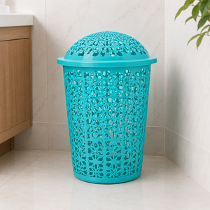 Premium Quality Eco-Friendly PP Plastic Modern Design Multifunction Lightweight Laundry Baskets Clothing Organizer for Bathroom - Product Image 4