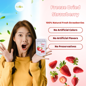 L'OEM fournit des fraises lyophilisées du Vietnam prêtes à être exportées dans la catégorie D avec un emballage en vrac au goût sucré pour les fruits secs - Product Image 6