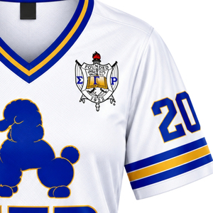 Camiseta de Fútbol Femenina SGRho Personalizada, Camiseta Deportiva de la Hermandad Griega Sigma Gamma Rho, Uniforme Deportivo Personalizado - Product Image 6