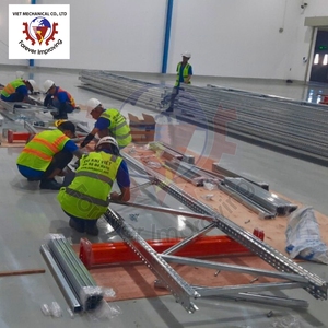 Sistema de almacenamiento de acero industrial de doble plataforma profunda de servicio pesado con estante selectivo protegido contra la corrosión - Product Image 6