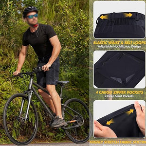 Pantalones Cortos Deportivos de Ciclismo para Hombre, Transpirables, Ecológicos, Ajustados, Sin Costuras, de Secado Rápido, con Logotipo Personalizado, Alto Rendimiento para Entrenamiento - Product Image 6
