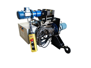 Polipasto Eléctrico de Doble Viga con Cable de Acero de 1 Tonelada |   Altura de Elevación de 6 m |   2 Fall |   Caja de Cambios Rotorq |   Disco de Freno Metálico DCEM - Product Image 3