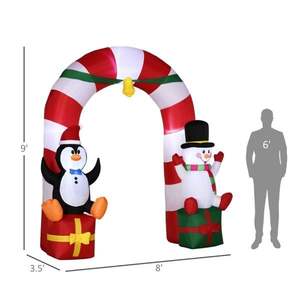 Christmas <b>Inflatable</b> Outdoor Holiday Yard Decorations Festive Christmas <b>Inflatables</b> for Home Decorations - Product Image 3