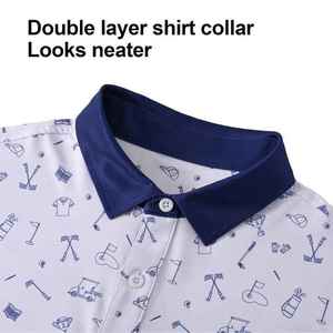 Polo en coton 100% pour homme, de haute qualité, entièrement personnalisé avec logo, style business, vintage, décontracté, imprimé, pour le golf - Product Image 3