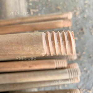 Manche de balai en bois naturel, bâton de serpillière, machine, bâton de serpillière, articles ménagers en gros pour egypte, arabie saoudite, Kenya - Product Image 3