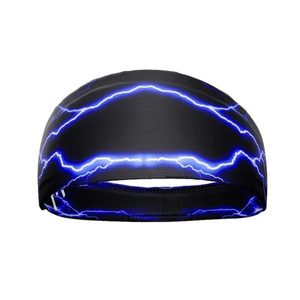 Diadema Deportiva de Béisbol Azul Relámpago, Transpirable, de Alta Elasticidad, Nueva, Moderna, Personalizada, de Buena Calidad, que Absorbe la Humedad - Product Image 1