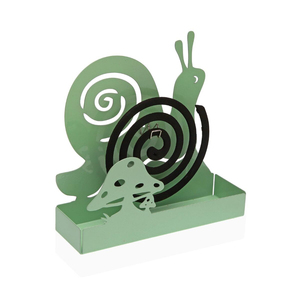 Modern Black Metal Coil Incense <b>Holder</b> With Spiral Design For Aromatherapy Use Coil Burner Handmade On Sale - Product Image 3