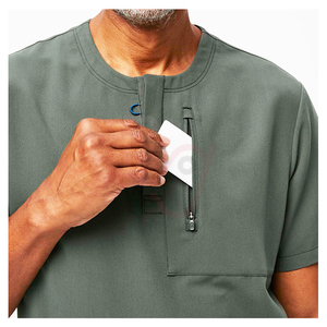 Nuevo Diseño de Uniformes Médicos, Conjuntos de Uniformes de Hospital Limpios, Ropa de Enfermería de Algodón y Poliéster, Uniforme Médico para Mujer - Product Image 2