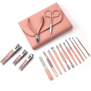 Nuevo Juego de Manicura y Pedicura de Acero Inoxidable de Lujo de 12 Piezas con Bolsa de Cuero - Herramientas Profesionales para el Cuidado de las Uñas de Bebés - Product Image 5