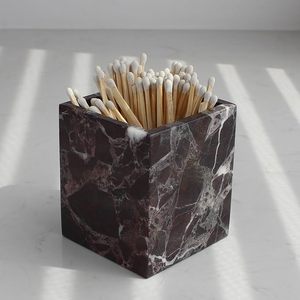 Soporte de Lujo para Brochas de Maquillaje de Mármol al por Mayor, Elegante Organizador de Cosméticos para Encimera de Baño y Tocador - Product Image 4