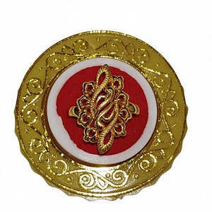 22k Solid Gold <b>Ring</b> For Men/Women Authentic Handcrafted Ethnic <b>Indian</b> Jewelry Genuine Fancy Party Bridal Wear Statement Piece - Product Image 1