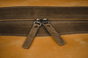 Sac de voyage week-end vintage en cuir véritable unisexe grande capacité avec compartiment technique portable et léger LDB-0323 - Product Image 3