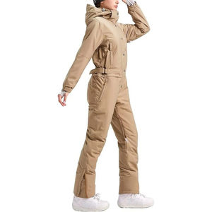Traje de Esquí Impermeable para Mujer, Talla Grande, Mono de Snowboard Cortavientos, Ropa Deportiva con Detalles de Seda - Product Image 3